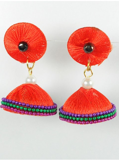 Silk Thread Earrings